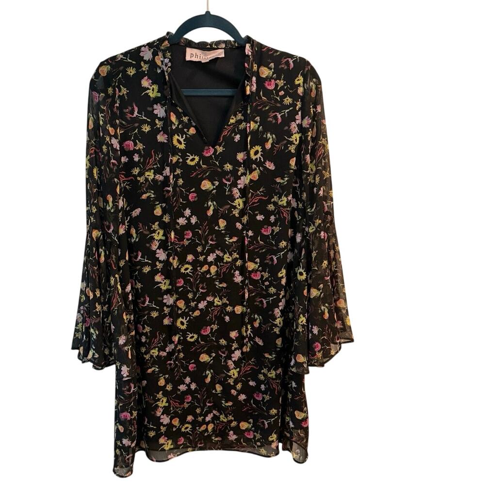 Philosophy Floral Dress with Bell Sleeves